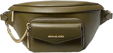 michael kors round pebble leather fanny pack|Maisie Large Pebbled Leather 2.